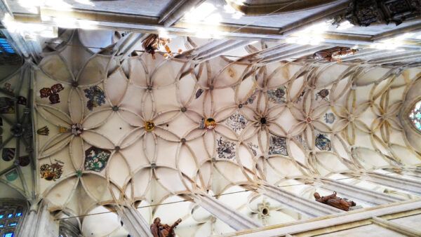 ceiling of Sta. Barbara cathedral, Guide Prague